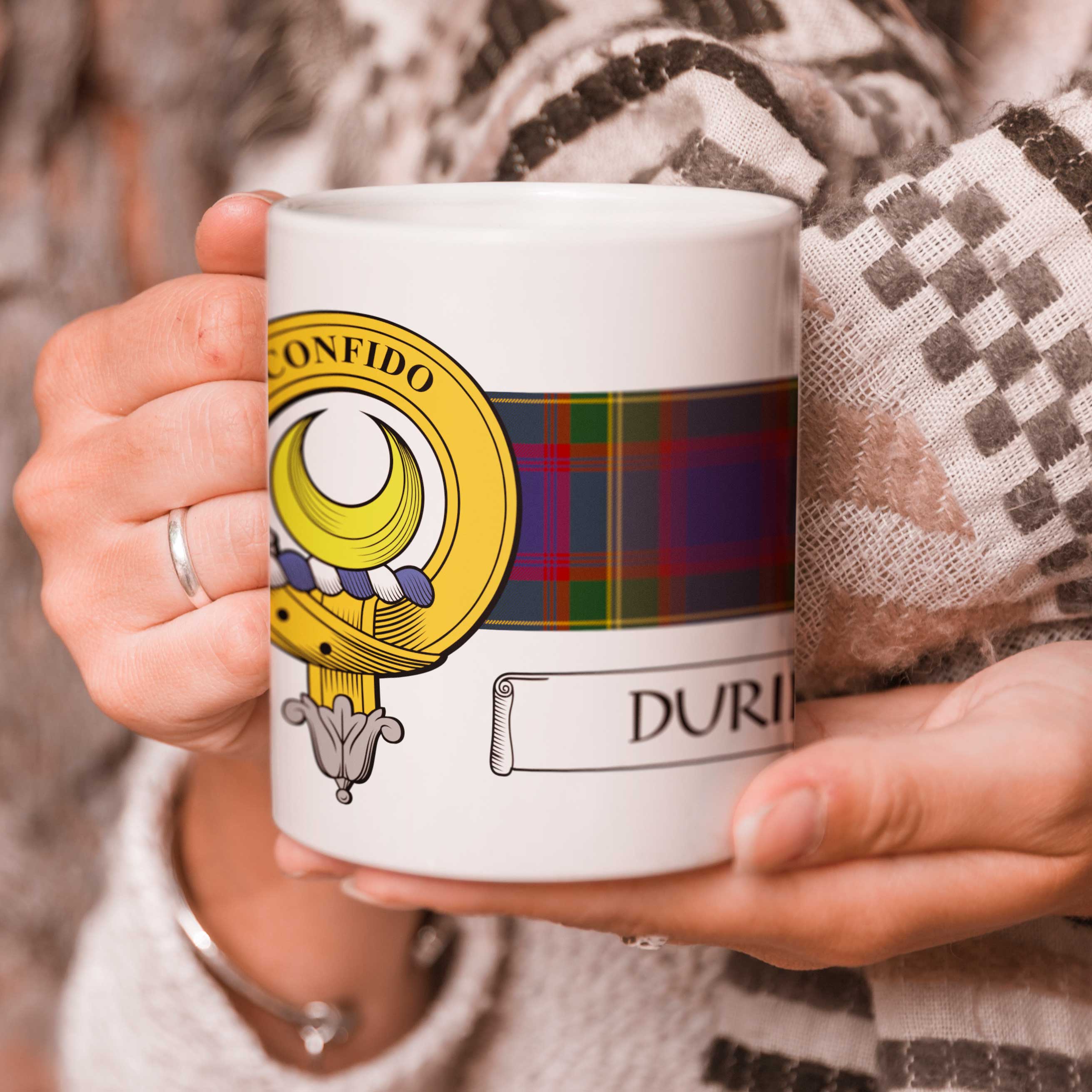 Clan Crest and Tartan Mug - Image 3