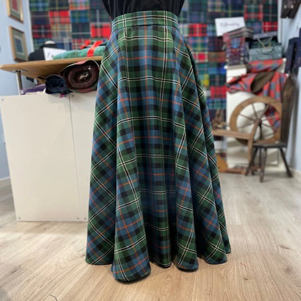 Full Lined Tartan Circle Skirt - Image 5